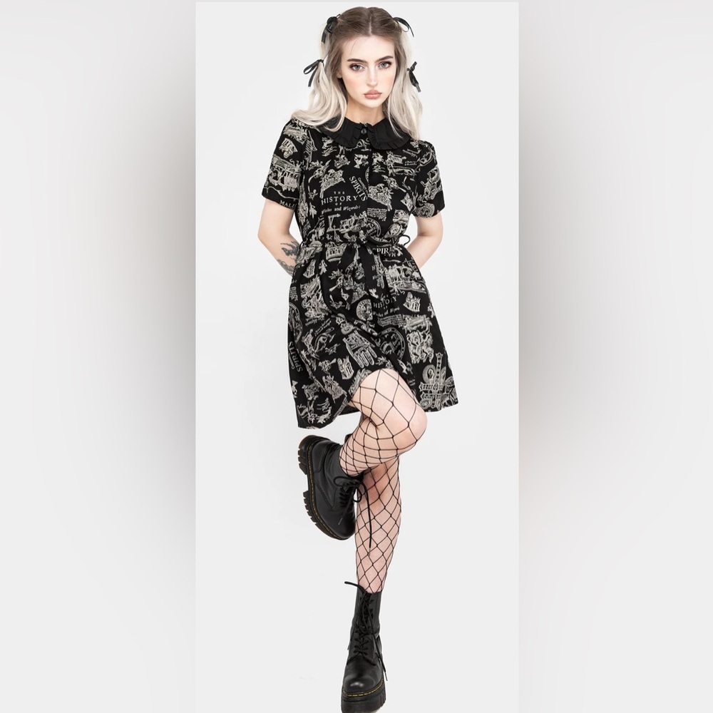 Disturbia Heresy Mini Shirt Dress